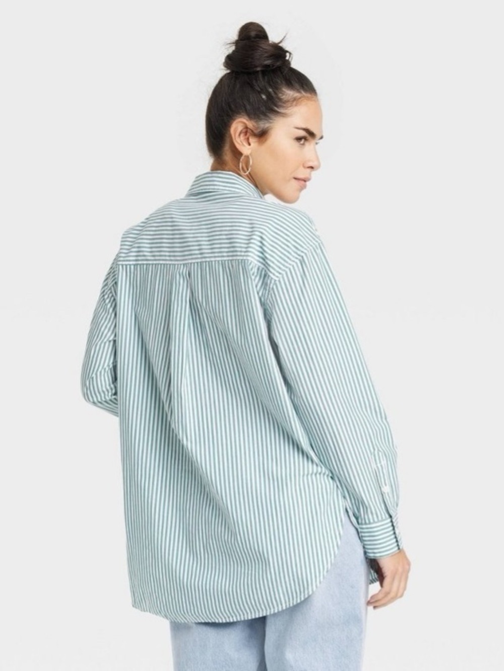 Universal Thread striped button-down shirt - Picture 2 of 4